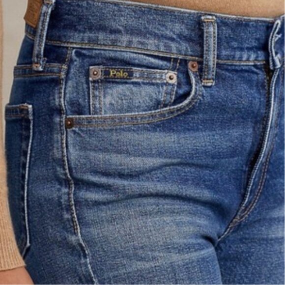 Polo Ralph Lauren The Tompkins Skinny Jeans High Waist Size 32 - Picture 4 of 16